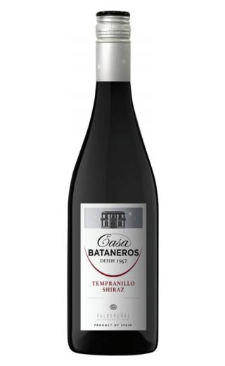 Вино Casa Bataneros Tempranillo Shiraz 2018 0,75 л