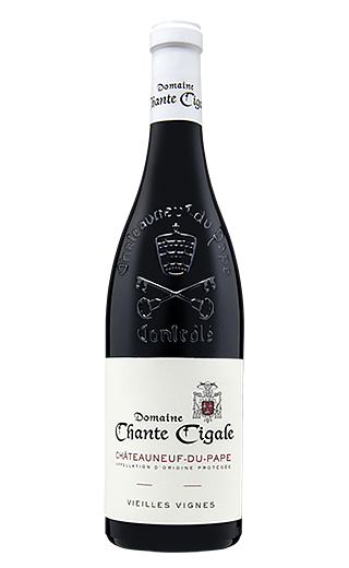 Домен Шант Сигаль Шатонеф дю Пап Вьей Винь 2015 0.75 л фото вино Domaine Chante Cigale Chateauneuf du Pape Vieilles Vignes 2015 0,75 л