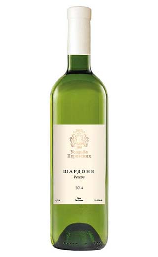 Усадьба Перовских Шардоне Резерв 2017 0.75 л фото вино Perovsky Winery Chardonnay Reserve 2017 0,75 л