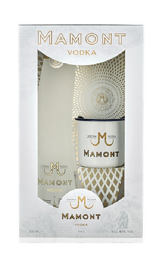 Мамонт в коробке 0.7 л фото водка Mamont gift box 0,7 л