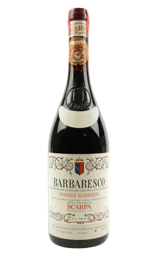 фото вино Scarpa Barbaresco Podere Barberis 1982 0,75 л
