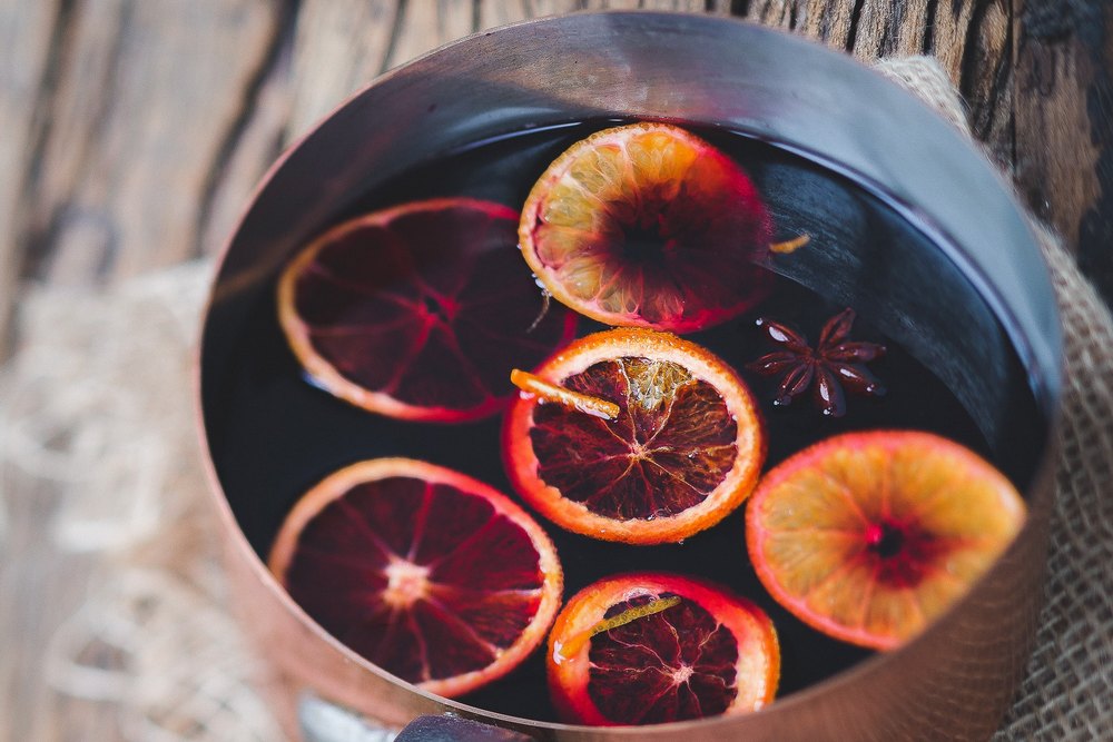 Глинтвейн с вином