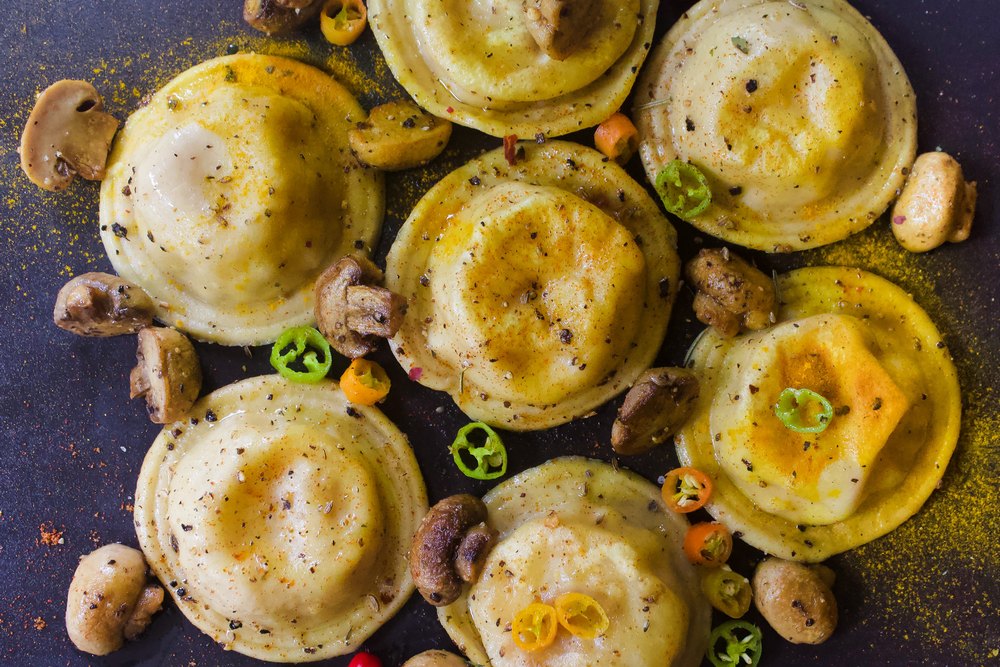 Шампиньоны запеченные к шампанскому