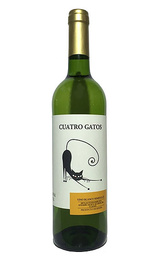 Вино Navarro Lopez Cuatro Gatos Blanco Semidulce 0,75 л