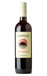 Вино San Pedro Gato Negro Red Semi Sweet 2014 0,75 л