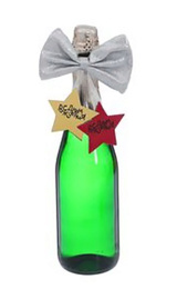 Декор бутылки Бабочка Звезда Микс