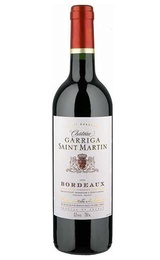 Вино Chateau Garriga St. Martin Bordeaux 2015 0,75 л