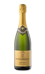 Игристое вино Baron d'Arignac Blanc de Blancs Demi Sec 0,75 л