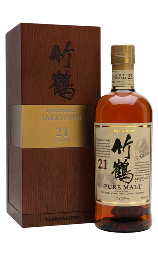 Никка Такэцуру Пюр Молт 21 год 0.7 л фото виски Nikka Taketsuru Pure Malt 21 YO 0,7 л