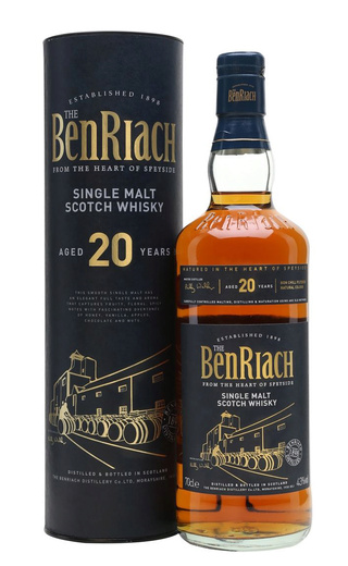 фото виски Benriach 20 years 0,7 л