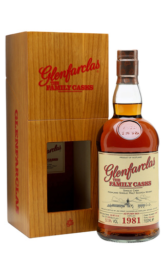 Гленфарклас 1981 Фемили Каскс 0.7 л фото виски Glenfarclas 1981 Family Casks 0,7 л