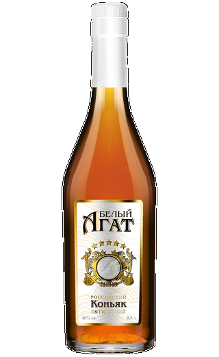 Белый Агат 5 лет 0.5 л фото коньяк White Agate 5 Years Old 0,5 л