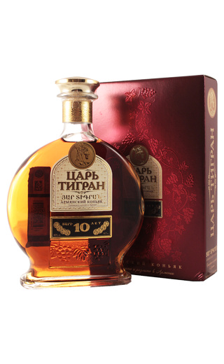 Царь Тигран 10 лет 0.5 л фото коньяк Tsar Tigran 10 Years Old 0,5 л