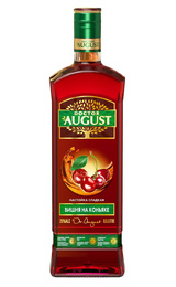 Доктор Август Вишня на коньяке 0,5 л