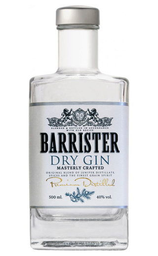 Барристер Драй 0.5 л фото джин Barrister Dry 0,5 л