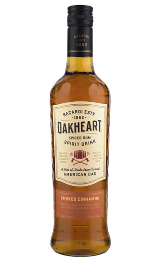 Бакарди Оакхарт Смоукт Синнамон 0.7 л фото ром Bacardi Smoked Cinnamon 0,7 л