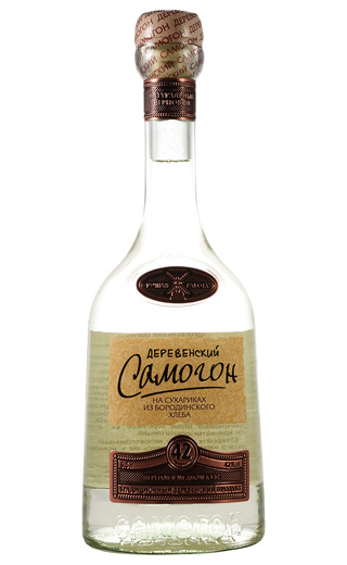 фото самогон Derevenskiy Samogon Na Suharikah iz Borodinskogo Hleba 0,5 л