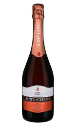 Игристое вино Агросервис Санто Стефано Розовое Полусладкое 0,75 л.
