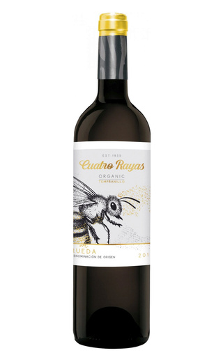 Органическое вино Cuatro Rayas Tempranillo Roble Organic Rueda 2018 0,75 л
