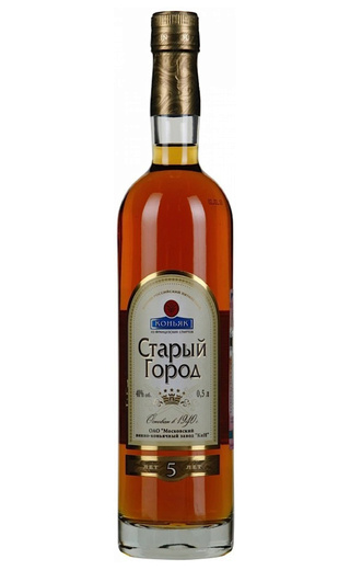фото коньяк Stariy Gorod 5 years old 0,5 л