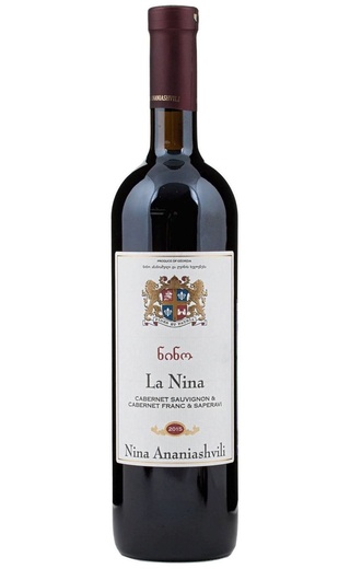 Ваинмен Ла Нина Саперави Каберне Совиньон 2015 0.75 л фото вино Wineman La Nina Saperavi Cabernet Sauvignon 2015 0,75 л