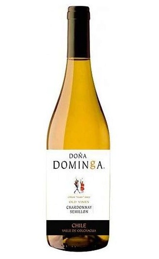 Каса Сильва Донья Доминга Шардоне Семильон 0.75 л фото вино Casa Silva Dona Dominga Chardonnay Semillon 0,75 л