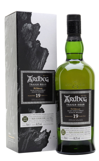 Ардбег 19 лет Три Ван 0.7 л фото виски Ardbeg 19 Years Traigh Bhan 0,7 л