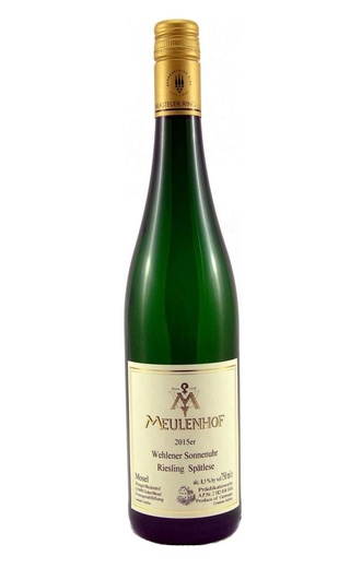 Мойленхоф Веленер Зонненур Рислинг Кабинетт 2015 0.75 л фото вино Meulenhof Wehlener Sonnenuhr Riesling Kabinett 2015 0,75 л