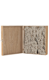 Футляр на 3 бут. Бургонь (дуб)