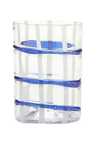 Дзафферано Твиддл Тумблер прозрачно-голубой 0.35 л фото Zafferano Twiddle Tumbler Blu 0,35 л