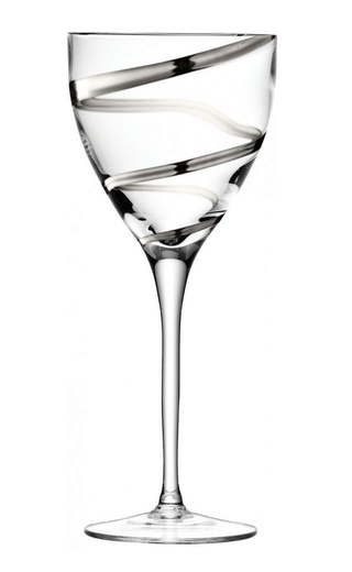 фото LSA International Malika Grand Wine Goblet Platinum Spiral 2&nbsp;шт. 0,4 л