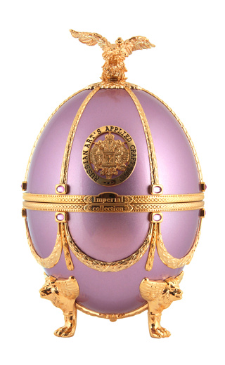 Императорская Коллекция Фаберже Сиреневого цвета 0.7 л фото водка Imperial Collection Faberge Eggs Purple 0,7 л