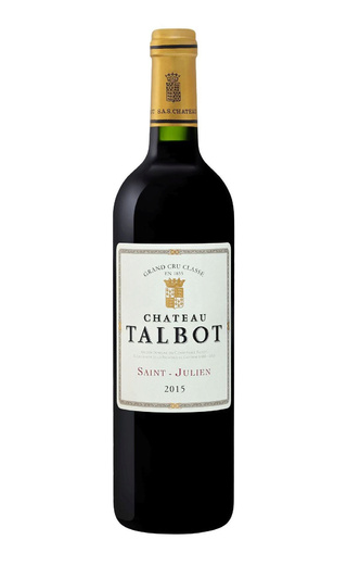 Шато Тальбо Гран Крю Классе 2015 0.75 л фото вино Chateau Talbot St-Julien AOC 4-me Grand Cru Classe 2015 0,75 л