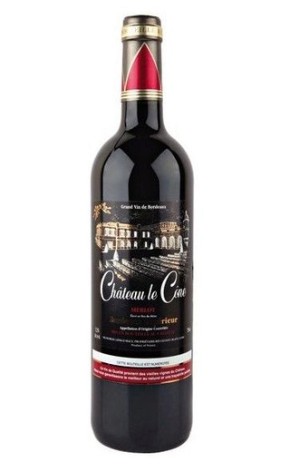 фото вино Chateau Le Cone Merlot Bordeaux Superieur 2014 0,75 л