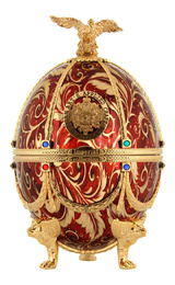 Водка Императорская Коллекция Фаберже Золото с цветами 0,7 л