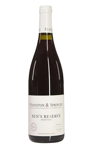 Вино Stapleton Springer Pinot Noir Bens Reserve 2016 0,75 л