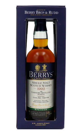 фото виски Berry Brothers and Rudd Tormore 20 Years Old 1992 0,7 л