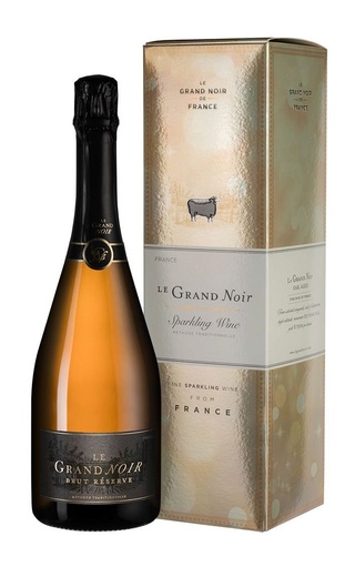 Ле Гран Нуар Брют Резерв 0.75 л фото игристое вино Le Grand Noir Brut Reserve 0,75 л