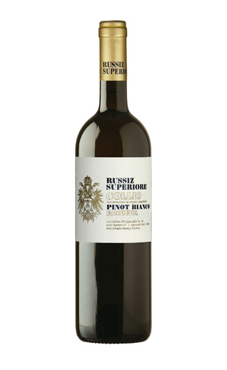Руссиц Супериоре Пино Бьянко 2015 0.75 л фото вино Russiz Superiore Pinot Bianco 2015 0,75 л