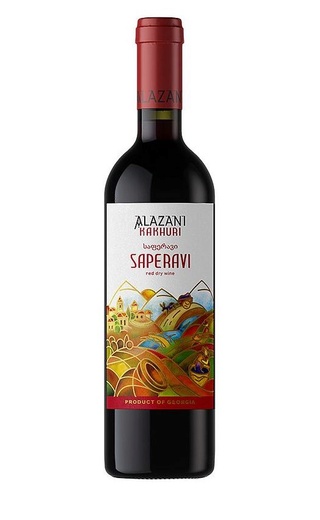 Вино Alazani Kahuri Saperavi 2018 0,75 л