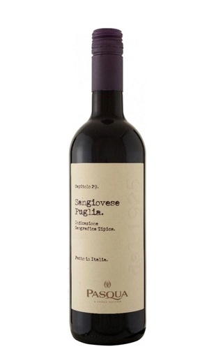 Паскуа Санджовезе Пулья 2016 0.75 л фото вино Pasqua Sangiovese Puglia 2016 0,75 л