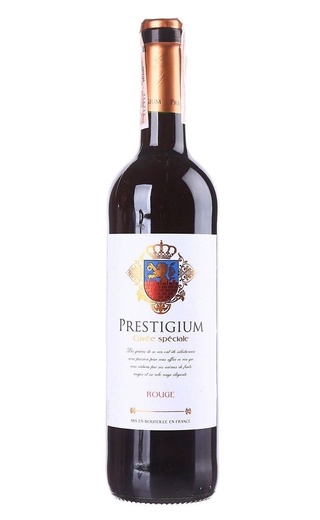 Престижиум Красное Полусладкое 0.75 л фото вино Prestigium Rouge Semi Sweet 0,75 л