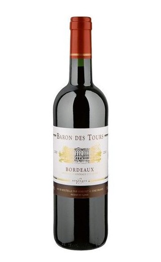 фото вино Baron des Tours Bordeaux 2017 0,75 л