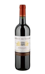Вино Baron des Tours Bordeaux 2017 0,75 л