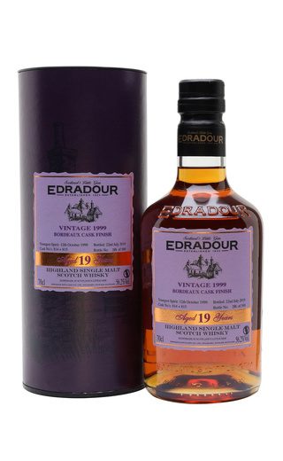 Эдрадур Бордо Каск Финиш 1999 0.7 л фото виски Edradour Bordeaux Cask Finish 1999 0,7 л