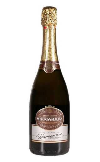 Массандра Белое Полусладкое 2018 0.75 л фото игристое вино Massandra White Semi Sweet 2018 0,75 л