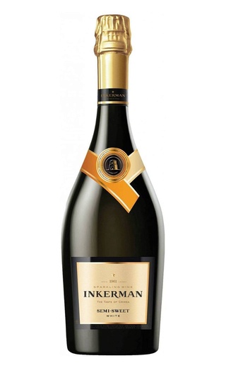 Инкерман Белое Полусладкое 0.75 л фото игристое вино Inkerman White Semi Sweet 0,75 л