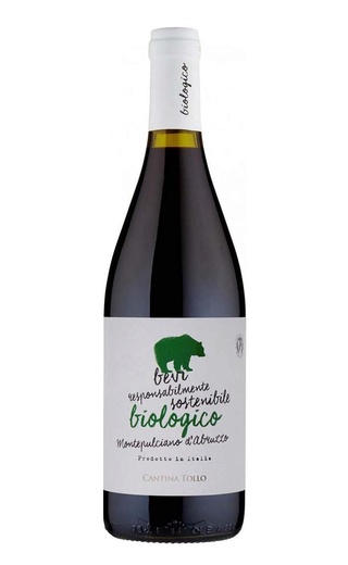 Кантина Толло Биолоджико Монтепульчано 0.75 л фото органическое вино Cantina Tollo Biologico Montepulciano 0,75 л