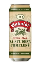 Пиво Bakalar Za Studena Chmeleny 20 шт. 0,5 л