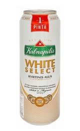 Пиво Kalnapilis White Select 24 шт. 0,568 л